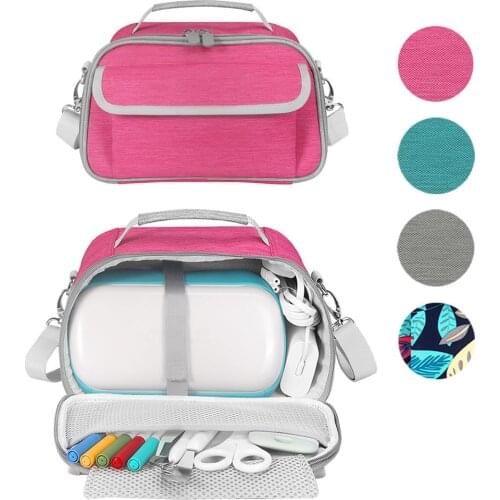 Travel Portable Handbags with Pockets Carrying Case Multiple Compartments Hard Shulder Large Capacity Storage Bag For Cricut Joy