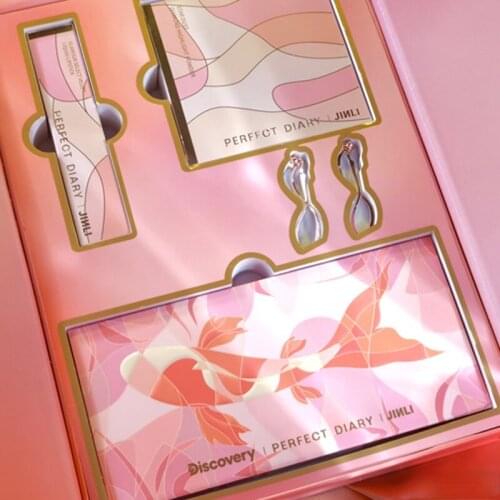 TT PERFECT DIARY Red-Crowned Crane Quadrangle Jade Hare Animal Eye Shadow Koi Cat Set Box Deer Queen