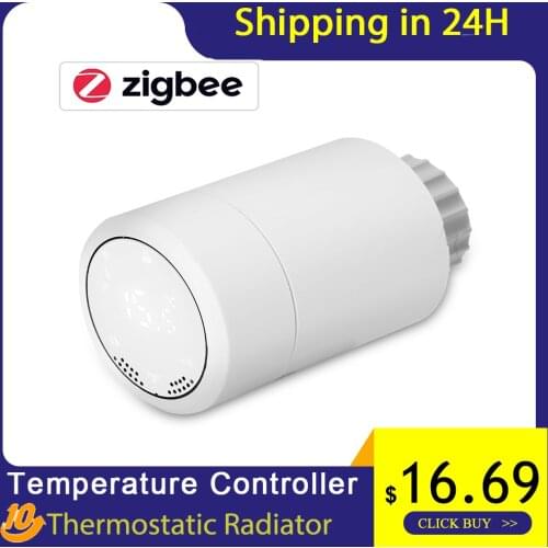 HY367RT ZigBee Touchable Displ Temperature Controller Thermostatic Radiator Intelligent Temperature Controller Constant Radiator