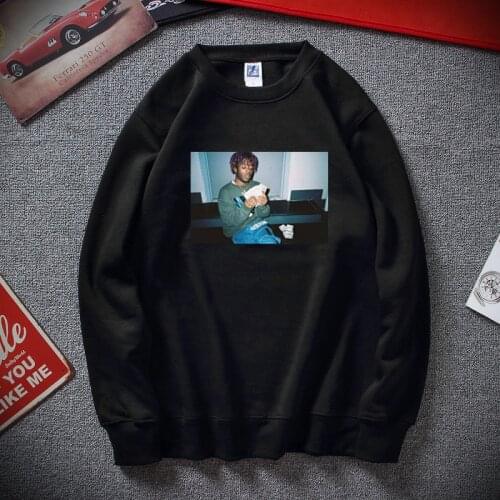 Mens High Street Hooded Hoodies Rapper Lil Uzi Vert Print Sweatshirts Men Women Hip Hop Loose Winter Hoodie