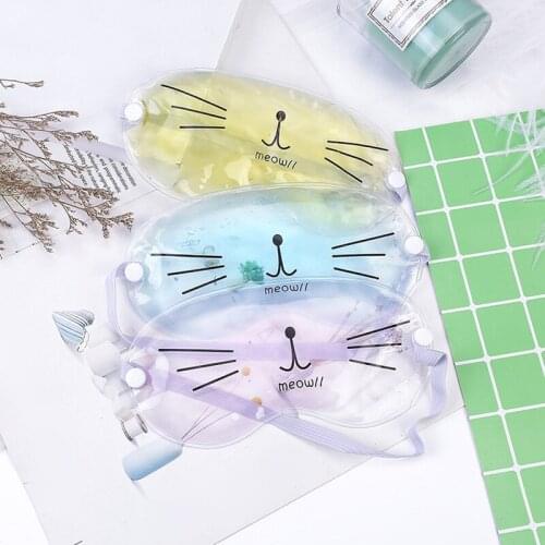 Soothing Tired Massage Relaxing Shading Blinder Cover Sleep Eye Mask Multi-Use Ice Gel Eyepatch Cold Pack Warm Hot Ice Cool