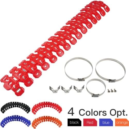 Motorcycle 60cm / 24IN Exhaust Pipe Guard Cover Protector For BETA RR 2T 250 300 X-TRAINER 300 2016-2020 GASGAS EC Accessories