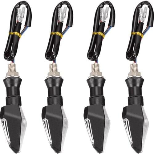 1Pcs Motorcycle Motorbike Smoke 14 LED Turn Signal Amber Lights Lamp Indicators