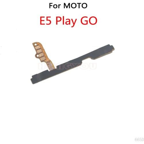 50PCS/Lot For Motorola MOTO E5 Play GO Power Button Switch Volume Button Mute On / Off Flex Cable