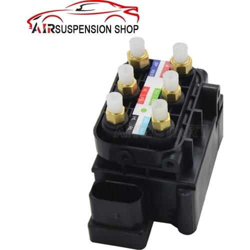DHL 4F0616013 for Audi A8 D3 S8 4E A6 4F C6 S6 A6L Avant C5 Allroad Quattro Air Spring Suspension Solenoid Valve Block Supply