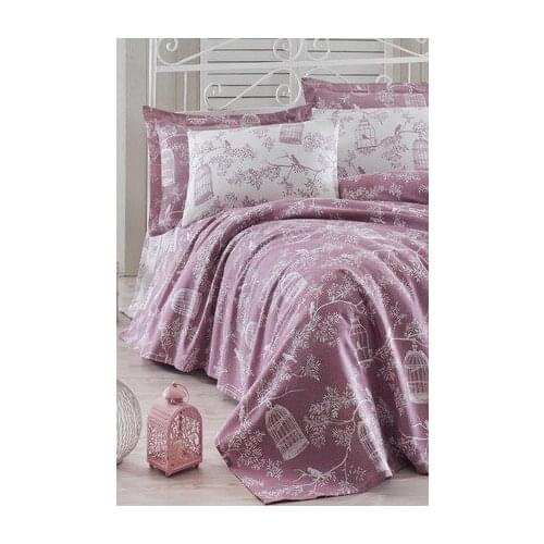 Home & House Home Double Personality Printed Pique Pack Samyeli Lilac Ep-012413