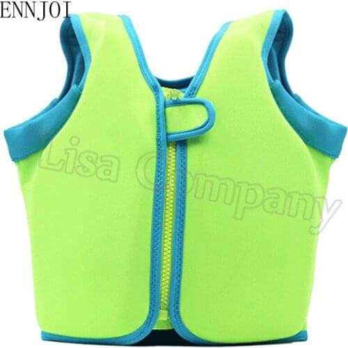 ENNJOI New Design 3 Colors SBR 2-7age Child Saving Life Jacket Vest Water Sports Swimming Drifting Surfing Boating Ski Swimwear