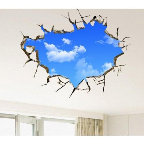 Imitating 3D Wall Stickers for Kids Roof Decorator 19.68x27.55inch