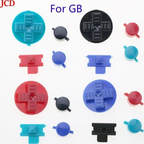 JCD 1 Set Uego De Botones De Repuesto Para Gameboy Classic, Para GB, GBC,GBP, A, B, Botones D-Pad, Envío Directo