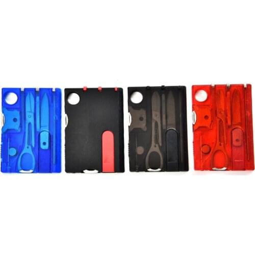 10 In 1 Pocket Credit Card Portable Multi Tools Outdoor Survival Camping Equipment Portable Hiking Card Tools Gear Multi-Tool