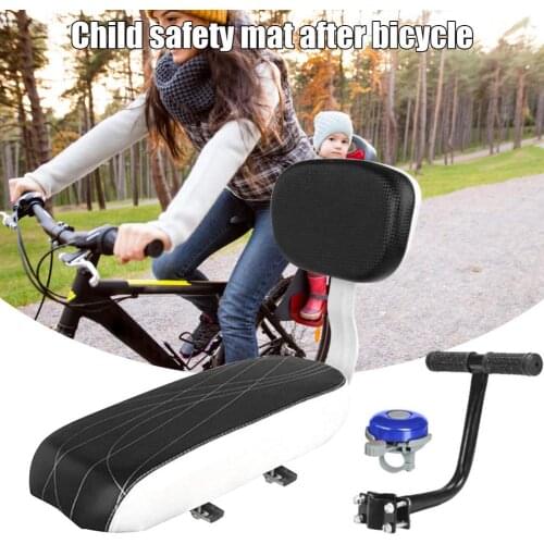 Bicycle Set Kits With Bicycle Rear Seat Back Rest Child Safety Bike Rear Seat With Handle Armrest Footrest Rear Seat Pedal