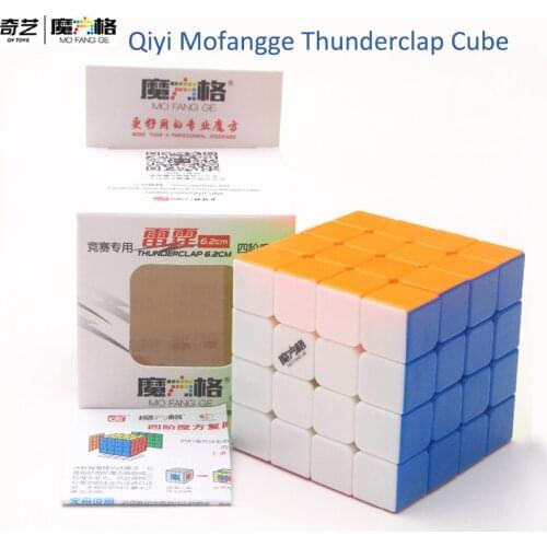 Qiyi Mofangge Thunderclap 4*4*4 Cube Professional Neo Magic Cubes Speed Puzzles 6.2cm 4x4 LeiTing Magico Cubo Toys For Children