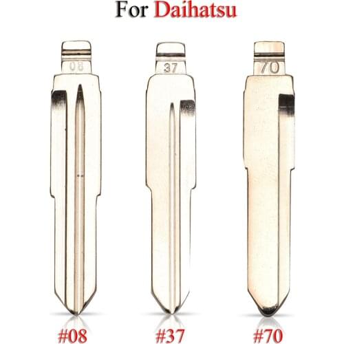 Kutery Folding Car Key Blade For Daihatsu Cuore Copen Charade Lioncel Feroza TOY41 MIT8 DH4R KD Uncut Key Blank Replacement