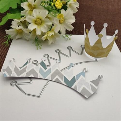 Crown headdress ornaments Metal Cutting Dies Stencils Die Cut for DIY Scrapbooking Album Paper Card Decorative Crafts Party