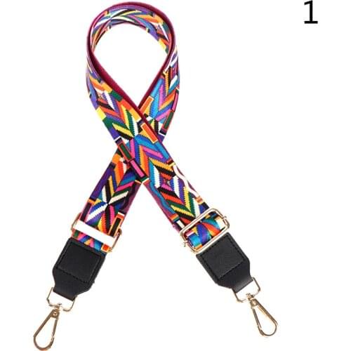 Nylon Tas Riem Vrouwen Schoudertas Crossbody Bag Riem Kleurrijke Brede Band Bag Deel Accessoires Vrouwelijke Tas Riem Handvat