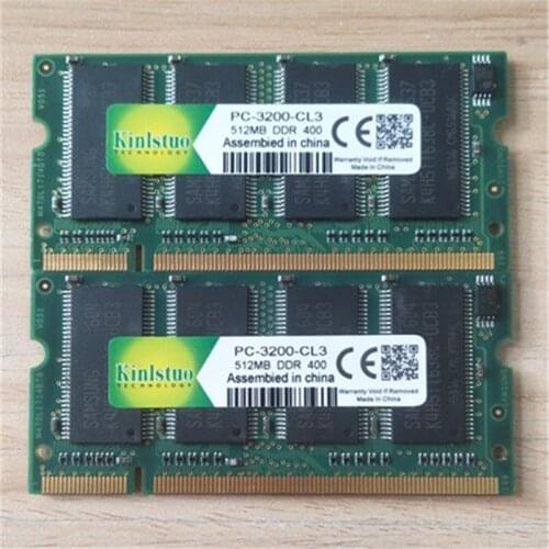 New DDR Laptop Memory Ram SO-DIMM DDR1 400/333 MHz PC3200/PC2700/PC2100 200Pins 512MB For Sodimm Notebook Memoria Rams