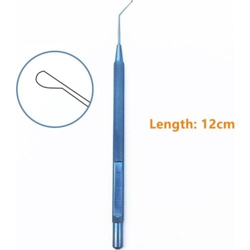 1pcs titanium Drysdale Nucleus Manipulator ophthalmic instrument ophthalmic hook tools