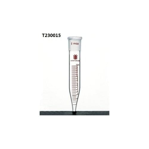 T230015 Distilling receiver, Graduated, with hooks, Joint:14/20, Capacity:15ml