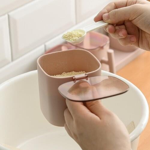 Spices Box Pepper Spice Shaker Salt Seasoning Organizer Kitchen Cruet Condiment Bottle Jars Container With Spoons