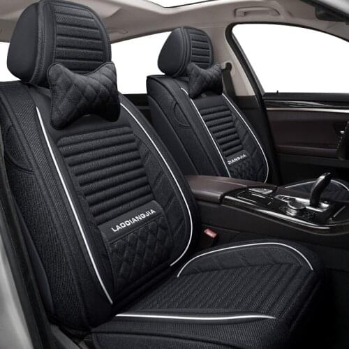 FeKoFeKo Flax Universal Car Seat covers for MG all models MG5 MG6 MG7 MG3 ZS automobiles styling Car accessories auto