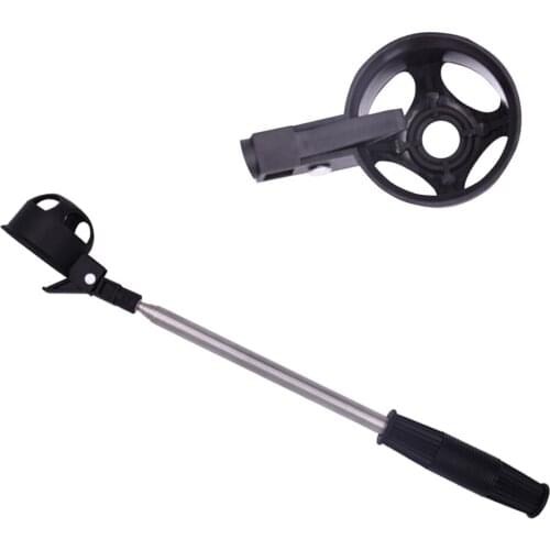 1pcs Outdoor Sport Portable 2M Automatically Golf Ball Device Telescopic Pick Up Balls Retriever Golf Retrievers Black + Silver
