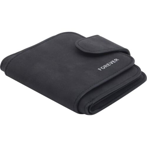 Women Vintage Solid Color Wallet Female Quality Leather Wallets Short Zipper Women Ladies Card Holders For Unisex