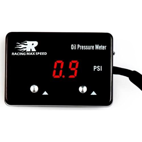 High quality 1/8 npt sensor digital oil pressure gauge red display digital oil pressure gauges with sensor OPM01