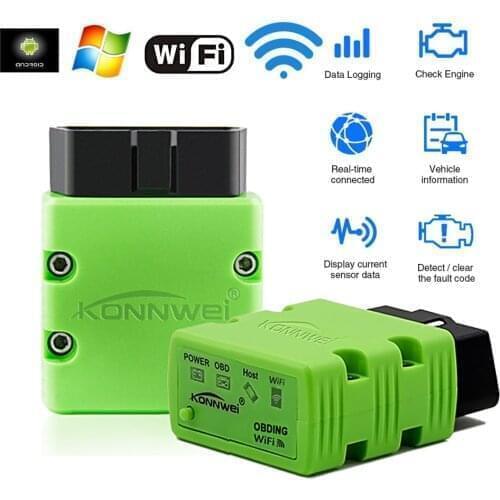 Wifi Bluetooth Car Scanner For Opel Citroen Peugeot Skoda Jeep Mitsubishi Suzuki ELM327 V1.5 OBD2 iPhone Android Diagnostic Tool