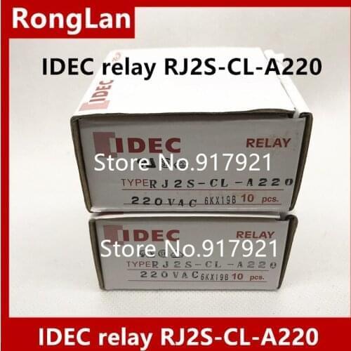 [ZOB] RJ2S-CL-A220 RJ2S-CL-A110 RJ2S-CL-D12 RJ2S-CL-D24 idec Izumi relay DC12V DC24V AC110 AC220V+BASE SJ2S-05B--20PCS/LOT