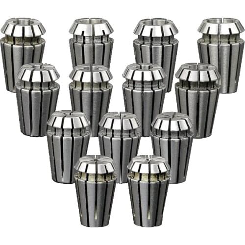13pcs ER11/ER16 cnc router spindle collet chuck Tool Bits Holder for mini cnc milling machine