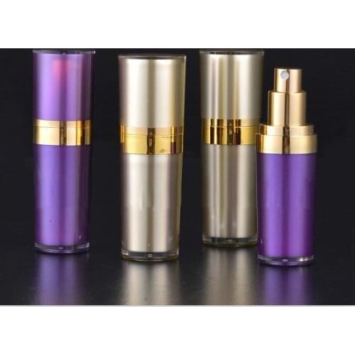 30ml purple cone-shape acrylic bottle for serum/lotion/emulsion/foundation/ mist sprayer bottle perfume bottle plasic bottle