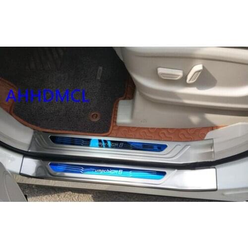 Car Welcome Pedal Threshold Strip Door Sill Strip For Trumpchi GM8 2018 2019 2020