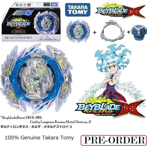 B-189 Booster Guilty Longinus Karma Metal Destroy-2 - Takara Tomy Beyblade Burst DB