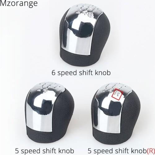 5/6 Speed Car Shift Gear Knob Handball Cover For OPEL VECTRA C SIGNUM 2002 2003 2004 2005 Chrome Car Styling Accessories