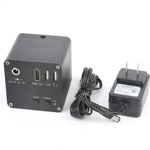 4K FHD 12MP 4MP 1080P 60FPS HDMI Digital Industrial Video Microscope Camera C Mount Video Image Storage UI Measurement Scale