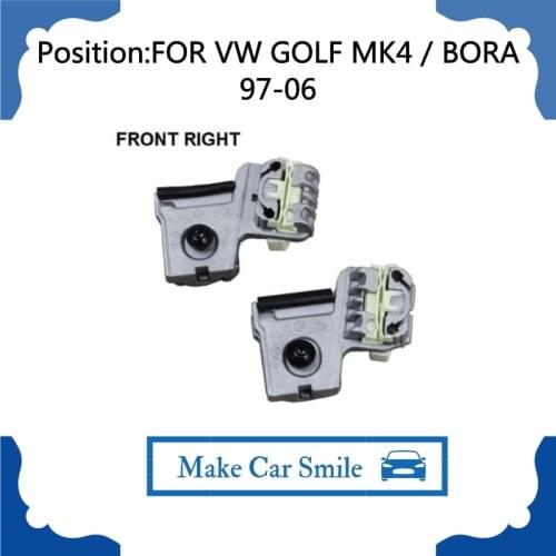 FOR VW GOLF MK4 / BORA WINDOW REGULATOR REPAIR KIT CLIPS 1997-2006 FRONT RIGHT NEW