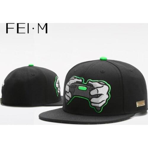 FEI M Fashion ALL DAY Adjustable Snapback Cap Cartoon Controller Baseball Cap Outdoor Adult Casual Sports Sun Basketball Hat 6