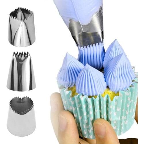 Nozzles shapes pastry cakes piping decoration for and accessories novelties cupcake confectionery socket tools Candies sweets
