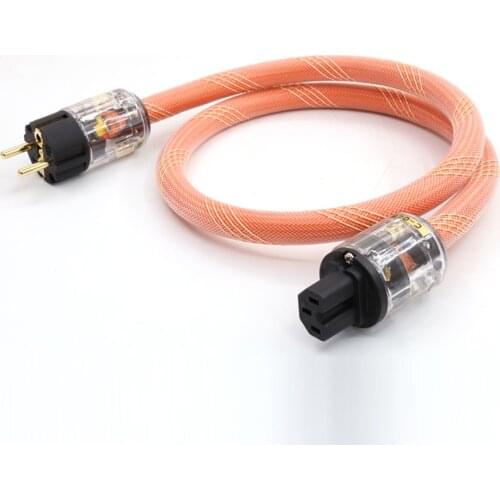 Hifi Audio One Linn K800 5N OCC AC Power Cord Cable P-029E EU power plug C-029 Iec connector power Cable
