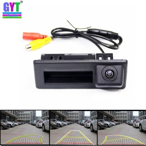 HD Car Rear view backup Parking Camera Trunk Handle For Audi A4L A4 Q5 VW Touran Sagitar LaVida plus Skoda Speedy Octavia