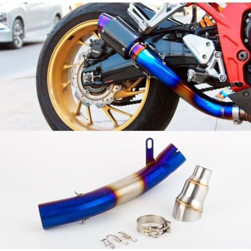 Motorcycle modified CB650F exhaust pipe CB650R middle section CB650R CBR650R 2019-2020 Years