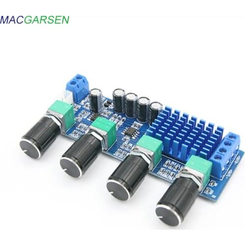 Audio digital power amplifier board DC12-24V stereo dual channel Hifi home amplifier module home 4 8 ohm speaker 80W * 2