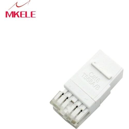 Six Types of Network Modules CAT6 Gigabit Super Five rj45 Network Information Module Network Cable Module Two Color Options
