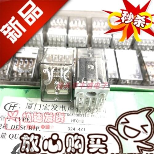 Brand New & Original Hfg18 024-4z1 24VDC Four-Group Conversion 14-Pin Socket 5A Relay