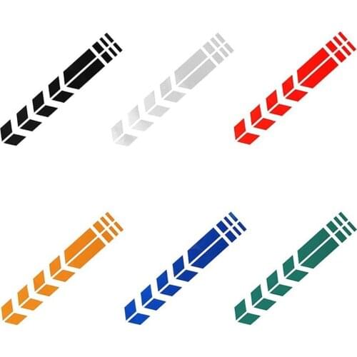 Stylish Reflective Motorcycle Motorbike Wheel Sticker Waterproof Decals Decor