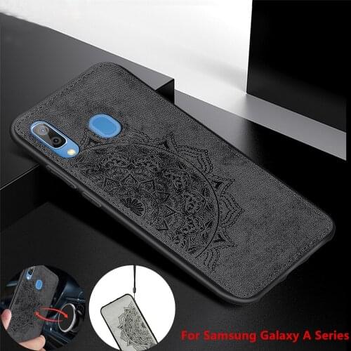 Fabric Case On For Samsung Galaxy A50 A51 A71 A30 A20 A10 A40 A70 S10 S9 S8 Plus S7 Edge A30S A50S A10S A20S A60 Back Case Cover