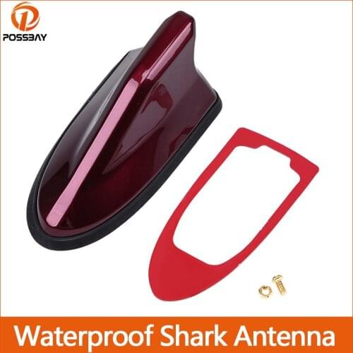Waterproof Shark Roof Antenna Universal Auto Radio Aerial Cover Sticker Base for Mini Cooper/Suzuki Swift/Seat Ibiza/Mazda 3/Kia