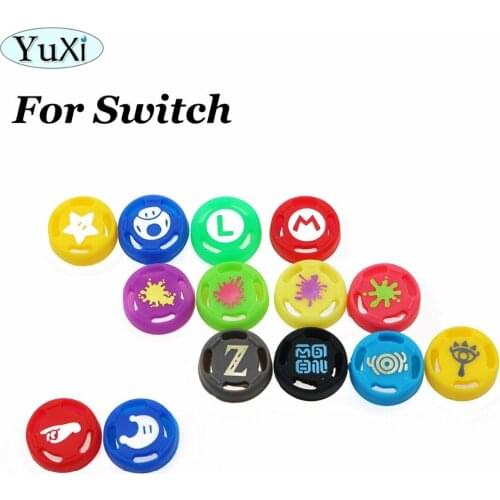 YuXi 2pcs 14color For Joy Con Silicone Joystick Thumb Grip Cover Case Analog Caps for Nintend Switch NS Joy-Con Controller