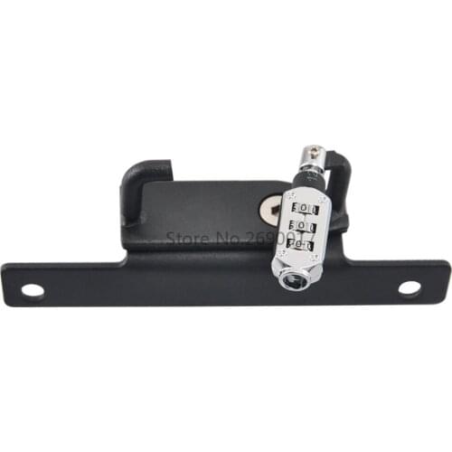 For BMW R Nine T 2014-Up Helmet Lock Tough 3 Digit Combination PIN Lock Hanging Hook Padlock Accessories