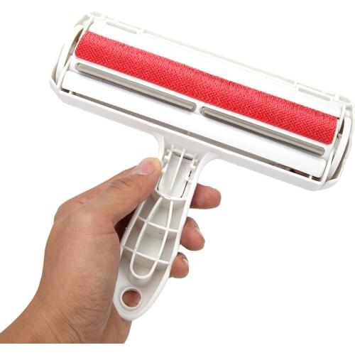 2-way Pet Dog Hair Remover Roller Animals Furniture Hairball Removal Brush Fluff Lint Cleaner Reusable Pet Supplies